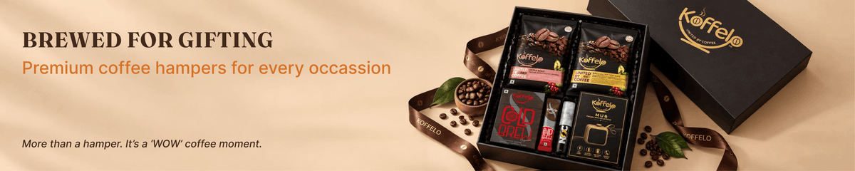 Brewed for gifting: Koffelo premium coffee hamper with Extra Bold, Speciality Instant, Cold Brew and NOC