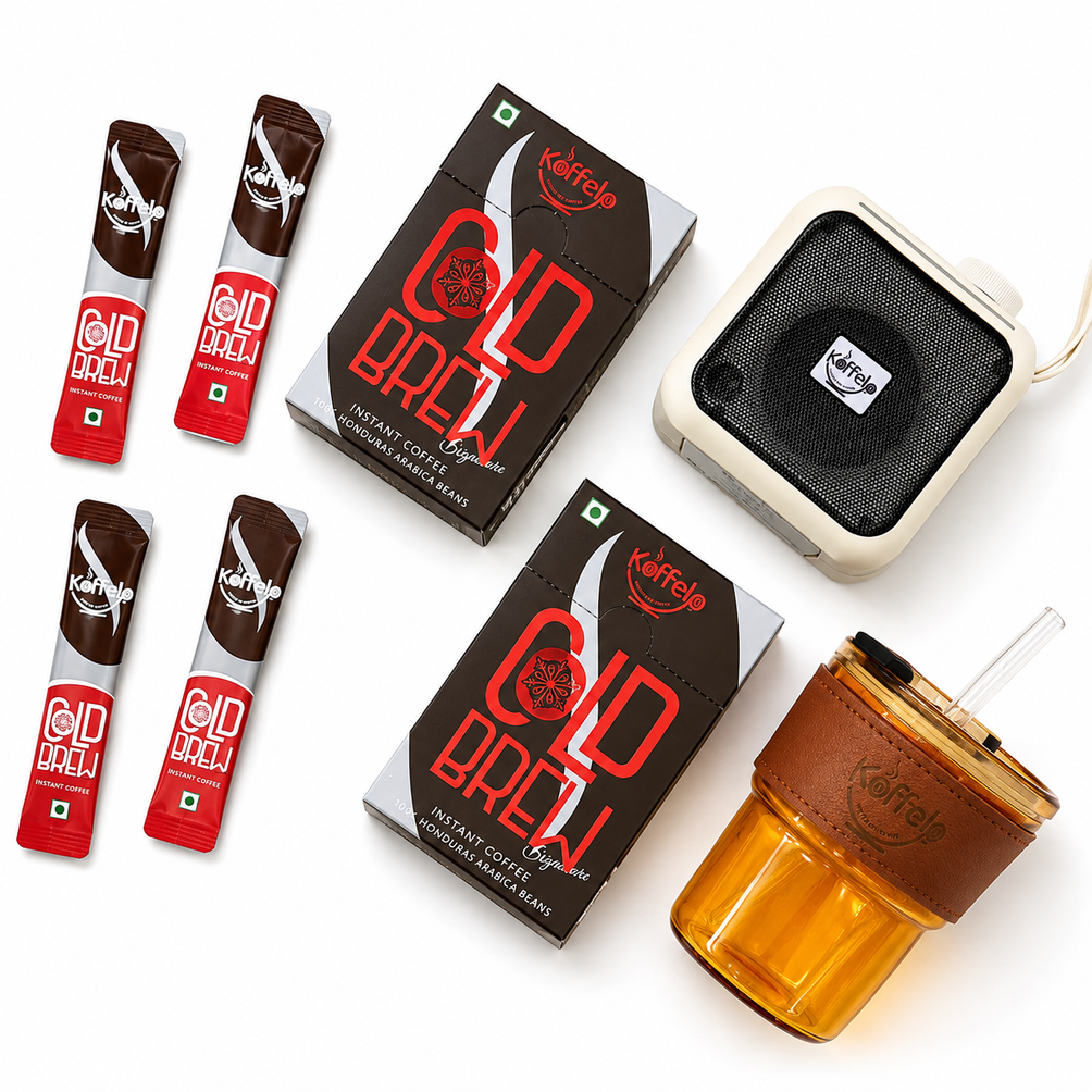 A Brew & Listen Moment coffee gift hamper